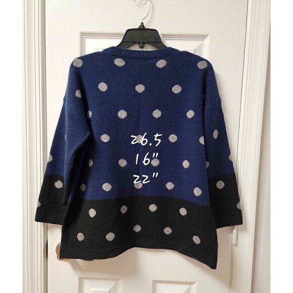 Madewell Merino Wool Polka Dot Sweater S - Picture 3 of 8